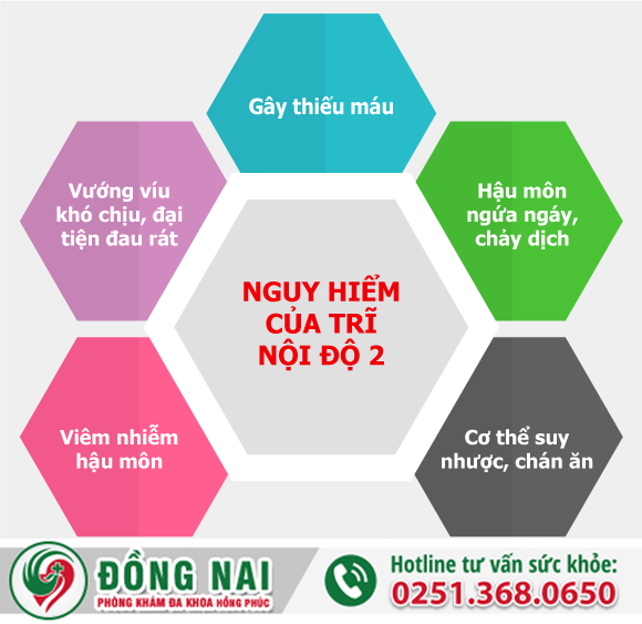 Trĩ nội độ 2 nguy hiểm như thế nào?